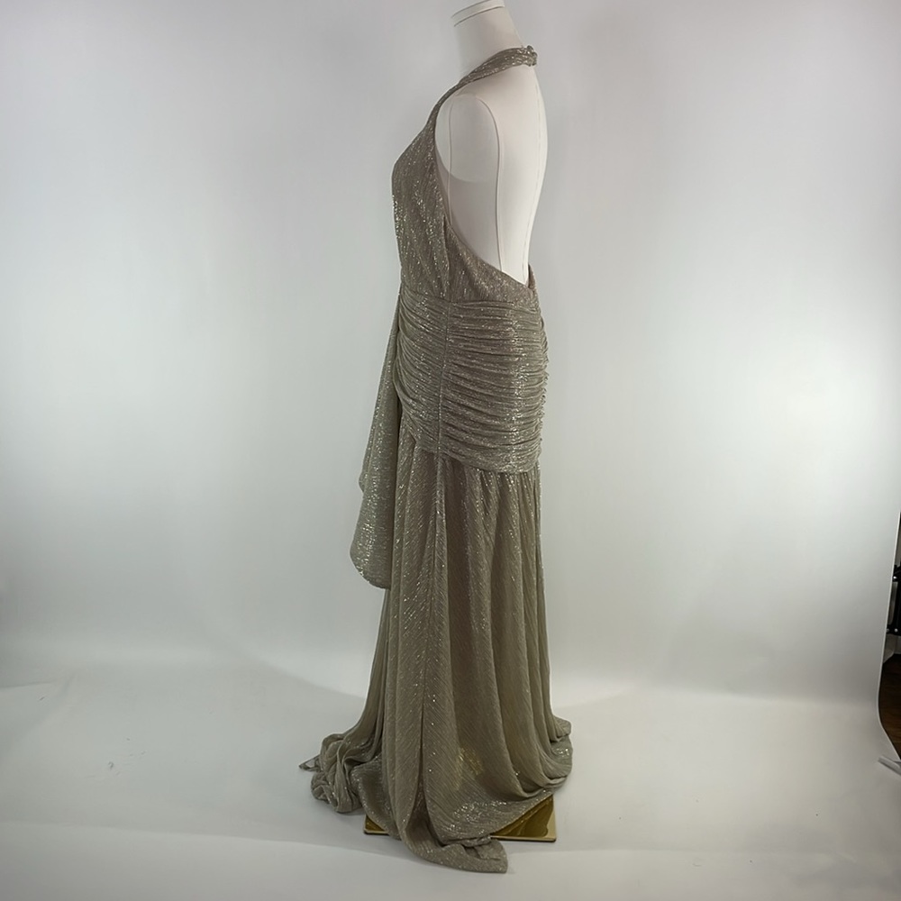 PatBO Lurex Draped Maxi Dress, 8 - Picture 5 of 16